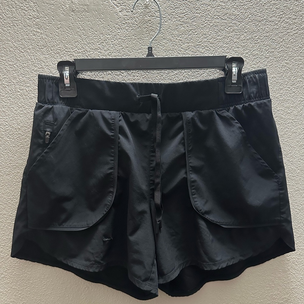All in Motion Black Athletic Shorts with Elastic Waistband